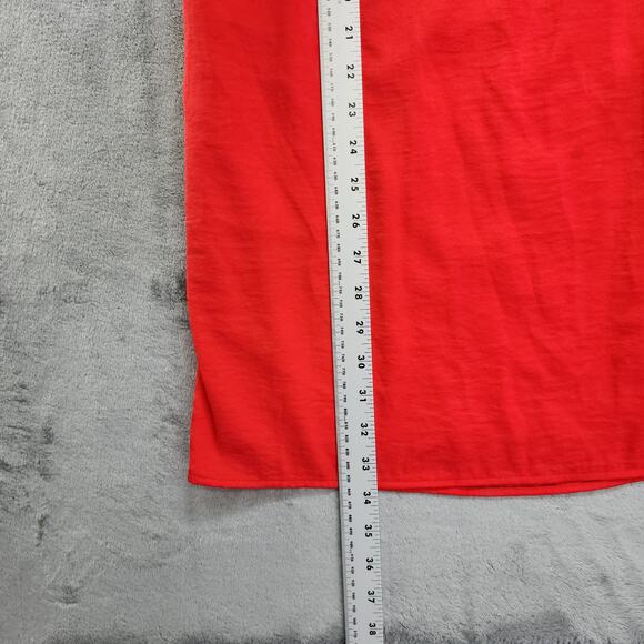 NEW BCBGMAXAZARIA Dress Womens M Red Berry Malia Strapless Ruffle Elastic Waist - Picture 11 of 12